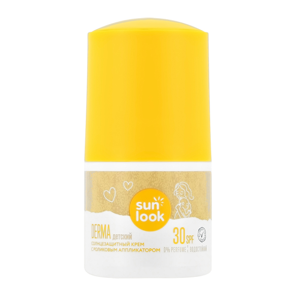 Крем детский `SUN LOOK` солнцезащитный с роликовым аппликатором SPF-30 50 мл