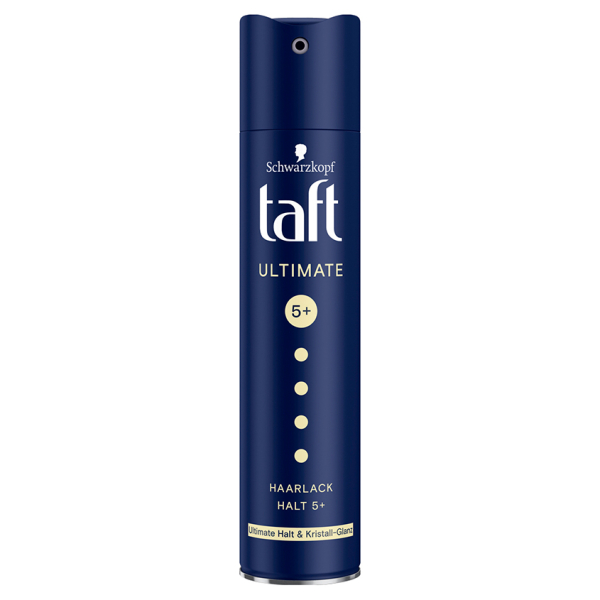 Лак для волос `TAFT` ULTIMATE Hold & Crystal Shine (5+) 250 мл
