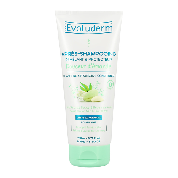 Кондиционер для волос `EVOLUDERM` DOUCEUR D`AMANDE с маслом ши и молочком сладкого миндаля (защитный) 200 мл