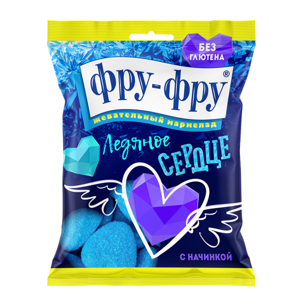 Жевательный мармелад `ФРУ ФРУ` Ледяное сердце 80 г