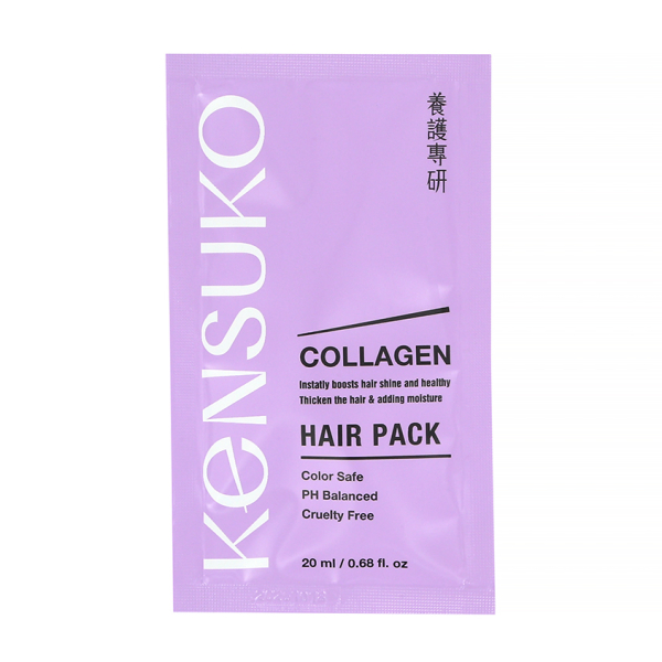 Маска для волос `KENSUKO` COLLAGEN для лишенных объема и тонких волос 20 мл