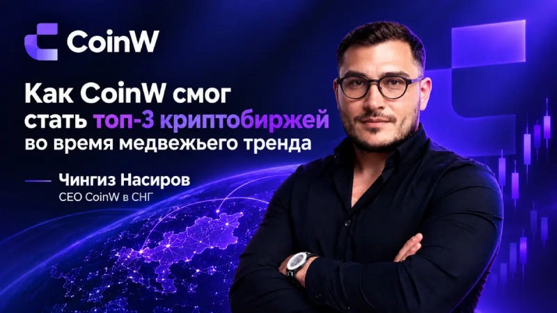Как CoinW удалось войти в топ-3 криптобирж в период медвежьего тренда