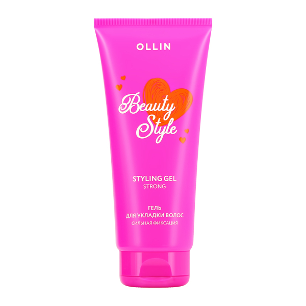 Гель для укладки волос `OLLIN` BEAUTY STYLE сильной фиксации 200 мл
