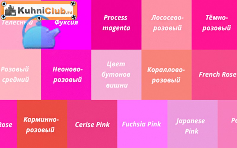 Кухня в розовых тонах: стили, сочетания, примеры